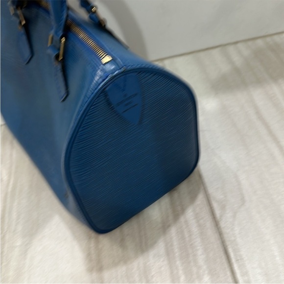 LOUIS VUITTON Epi Blue Speedy 25 - Picture 2 of 6